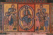 Gesù e i dodici apostoli, museo nazionale di Catalogna, Barcellona