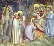 Giotto, Epifania, Cappella degli Scrovegni, Padova.