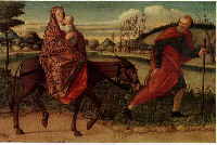 Carpaccio, Fuga in Egitto, 1511-1515, Washington, National Gallery of art