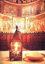 Lanterna, Santa Maria in Trastevere, Roma