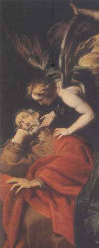 Giangiacomo Barbelli, Sogno di Giuseppe (particolare), 1600, Collezione privata