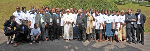 Papa Benedetto incontra la delegazione della Comunità di Sant'Egidio