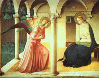 L'annunciazione - Beato Angelico - Museo di San Marco - Firenze
