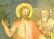 Giusto de' Menabuoi - La predicazione di Giovanni Battista (particolare)- Battistero del Duomo di Padova