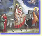 Giotto, Fuga in Egitto, Cappella degli Scrovegni, Padova
