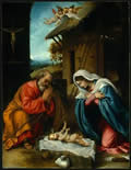 Lorenzo Lotto, Natale del Signore, national Gallery of Art