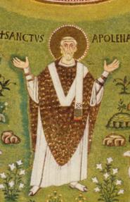 Basilica di S.Apollinare in Classe, Ravenna, mosaico dell'abside - particolare