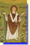 Basilica di S.Apollinare in Classe, Ravenna, mosaico dell'abside - particolare