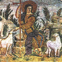 Il buon pastore, Mausoleo di Galla Placidia, Ravenna