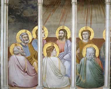 Giotto, la Pentecoste, Cappella degli Scrovegni, Padova