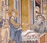 La guarigione della suocera di Pietro - Duomo di Monreale - Palermo
