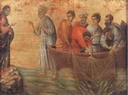 Duccio di Buoninsegna, Apparizione sulla sponda del lago di Tiberiade, 1308-11
Museo dell'Opera del Duomo, Siena