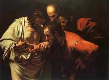Caravaggio, L'incredulit di Tommaso, Neues Palais, Potsdam