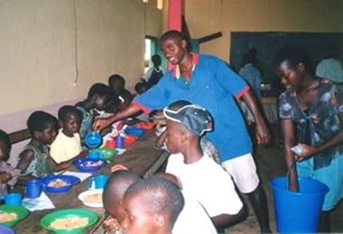 Il pranzo di Natale in Africa