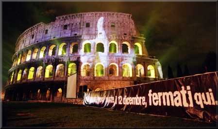 Il Colosseo illumina la vita