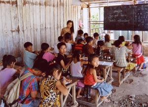 Scuola elementare in Cambogia
