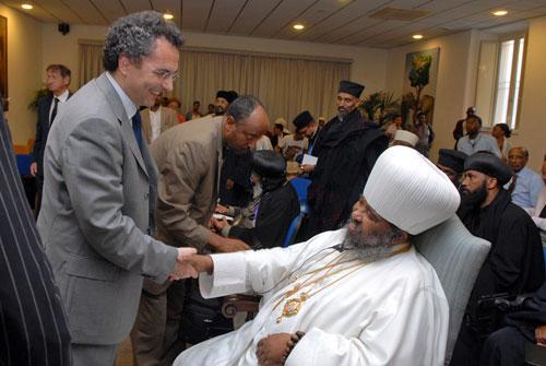  Abuna Paulos at the conference organized by the Community of Sant'Egidio in 2009 entitled "Ethiopia, an African Christianism"