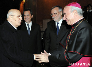 Giorgio Napolitano, Andrea Riccardi, Marco Impagliazzo