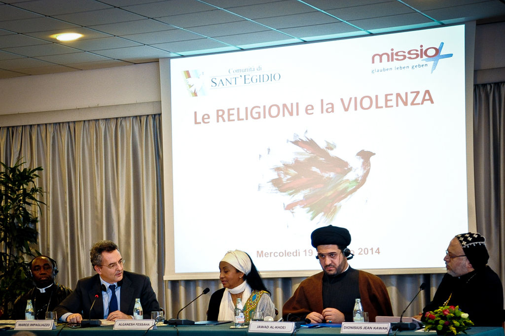 Il convegno internazionale LE RELIGIONI E LA VIOLENZA organizzato dalla Comunità di Sant'Egidio