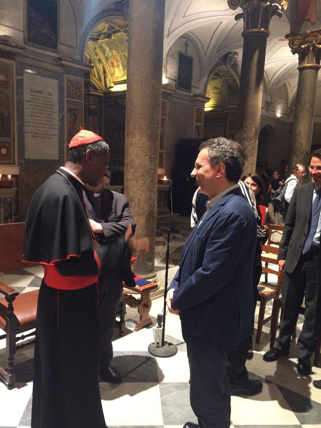 Il cardinale di Haiti Chibly Langlois visita la Comunita