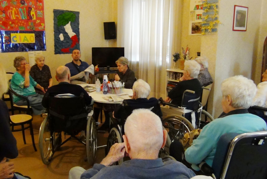 Terremoto in Emilia - La solidarietà della Comunità di Sant'Egidio con gli anziani copliti dal sisma