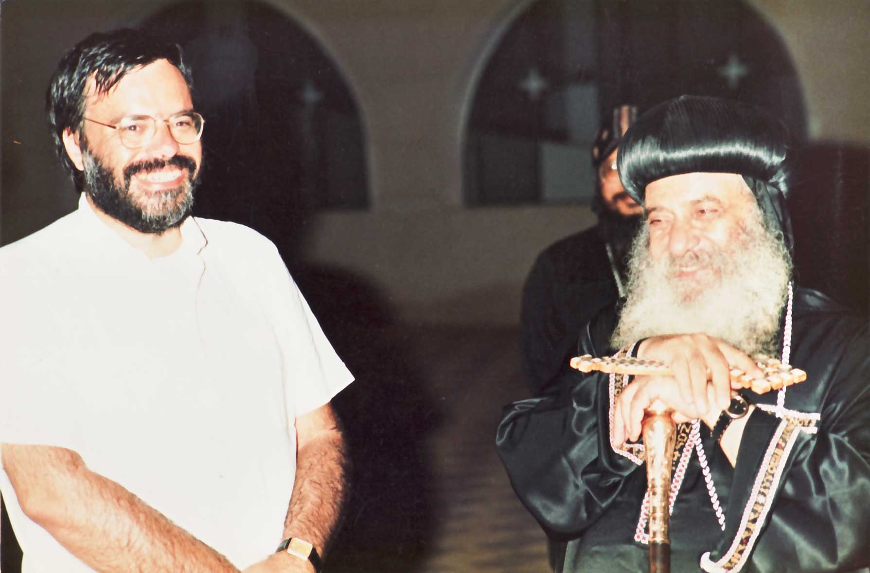 Andrea Riccardi e Papa Shenouda III