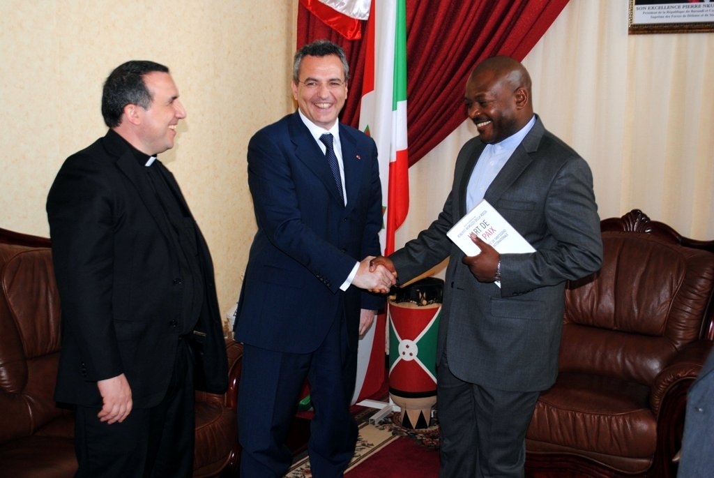Comunità di Sant'Egidio: visita in Burundi del presidente della Comunità Marco Impagliazzo, l'incontro col Presidente Pierre Nkurunziza
