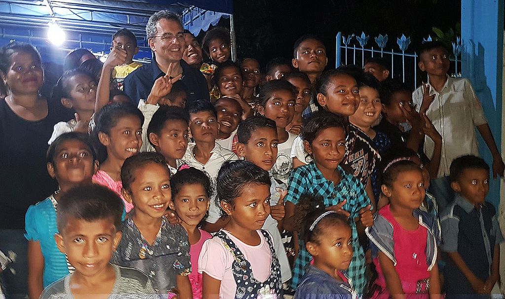 La visita di Marco Impagliazzo alla Scuola della pace di Kupang
