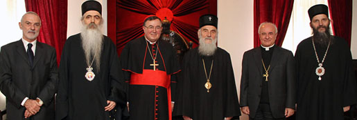 Serbian Patriarch Irinej received high guests from the Roman Catholic Church