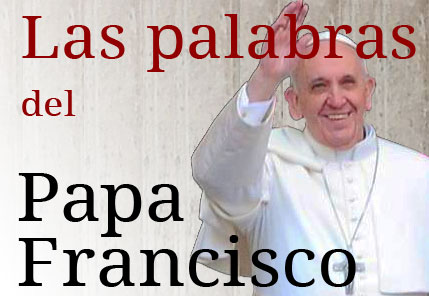 Las palabras del Papa Francisco