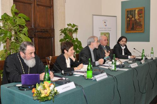 Laurentiu di Sibiu; Maria Cristina Marazzi; Vincenzo Paglia; Zoran Nedeljokovic 